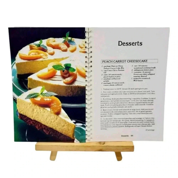 Vintage 1985 Duncan Hines Quick & Easy Baking Cookbook — Spiral Bound - Picture 9 of 13